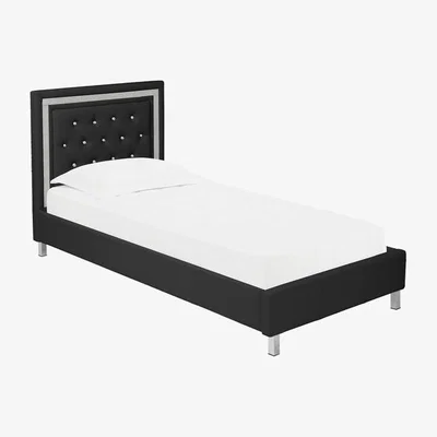 The Range Crystalle Bed - Black / Single