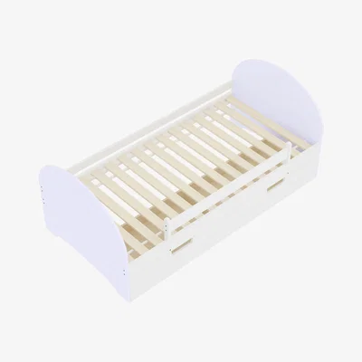 The Range Bed Frame With Storage Drawers - White