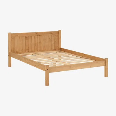 The Range Maya Bed - distressed waxed pine 4' / Small Double