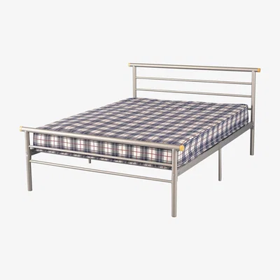 The Range Orion bed frame - Silver 4'6''