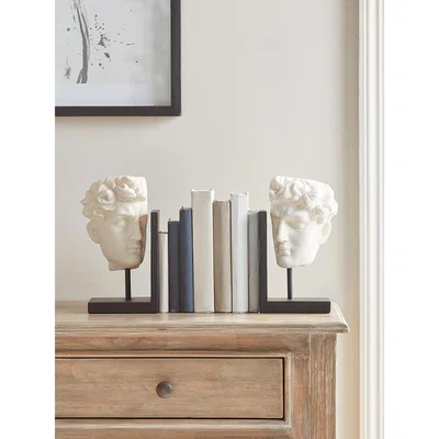 Cox and Cox Classical Head Bookends