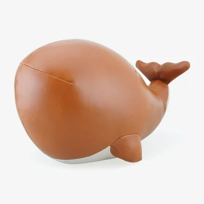 Cuckooland Zuny Whale Jojo Bookend in Tan