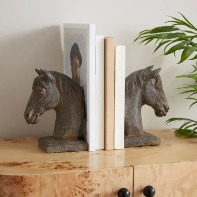 Dunelm Horse Head Bookends