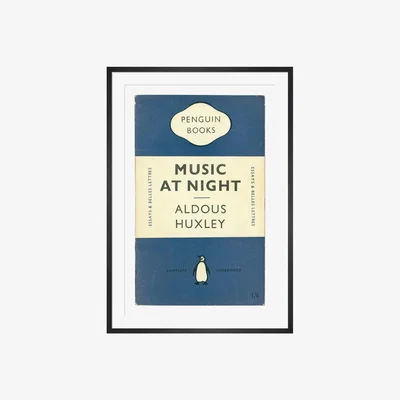 Heal's Music at Night Book Cover Penguin Books Framed Print - Heal's UK Furniture