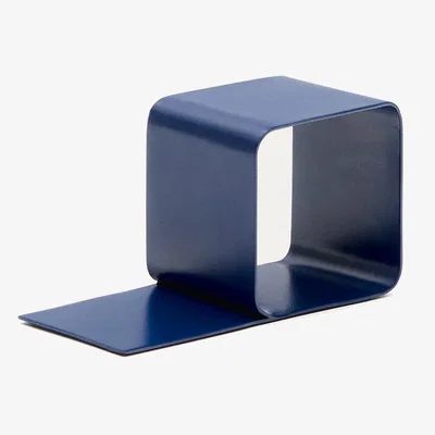 Kave Home Mistra blue iron bookend