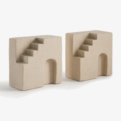 La Redoute Set of 2 Arenis Stoneware Bookends