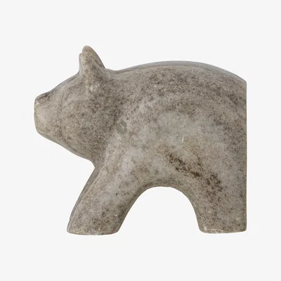 Nordic Nest Bloomingville Lenora bookends 13x11x8 cm Marble nature