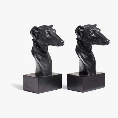 OKA OKA, Misse and Turlu Bookends - Black, Bookends, Resin