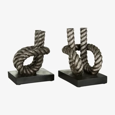 The Range Piper Set of Rope Bookends