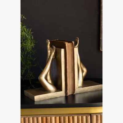 Rockett St George Kicking Leg Book End