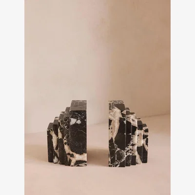 Soho Home Lola bookends, Black Bulgari