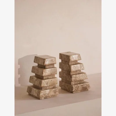 Soho Home Alderman Emperador Bookends
