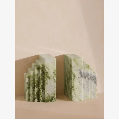 Soho Home Lola bookends, Green