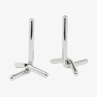 Wolf & Badger Silver Cal Bookends - Nickel | One Size | Craighill