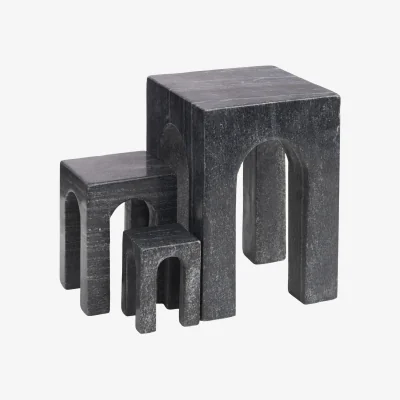 Westwing Bookends Arkis, Set of 3