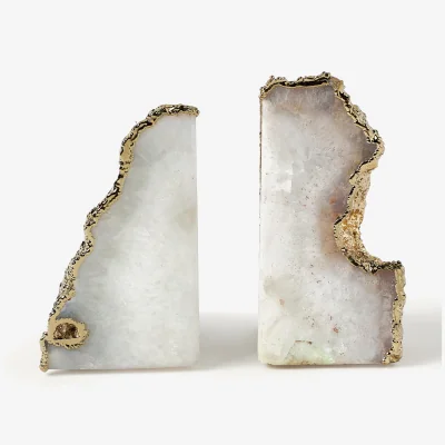 Westwing Quartz Bookends Sedona, Set of 2