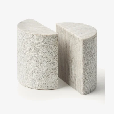 Westwing Marble Bookends Nile, Set of 2