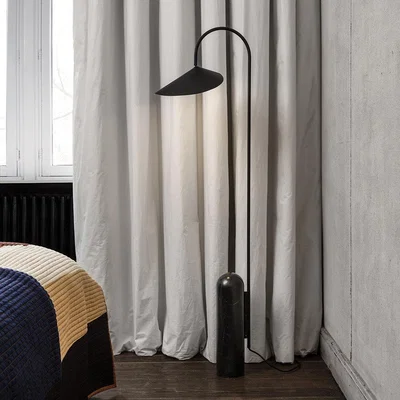 Amara ferm LIVING - Arum Floor Lamp - Black