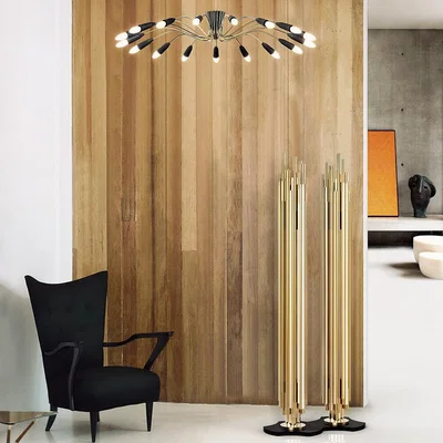 Amara DelightFULL - Brubeck Floor Lamp - Gold