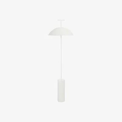 Barker and Stonehouse Kartell Geen-A Floor Lamp, White Metal | Barker & Stonehouse