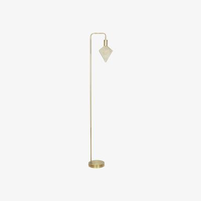 Barker and Stonehouse Matt Gold Diamond Floor Lamp | Barker & Stonehouse