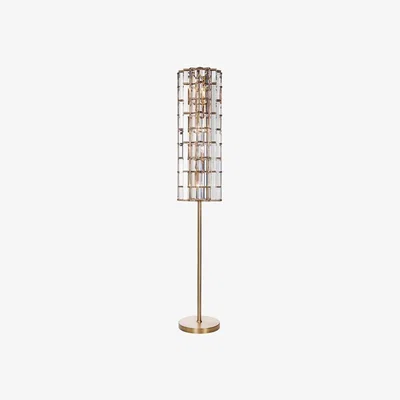 Barker and Stonehouse Timothy Oulton Night Rod Floor Lamp, Brown | Barker & Stonehouse