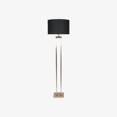 Barker and Stonehouse Satin Brass Metal 4 Post Floor Lamp, 776 | Barker & Stonehouse