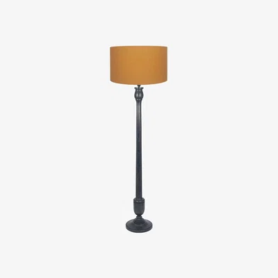 Barker and Stonehouse Antique Black Candlestick Wood Floor Lamp | Barker & Stonehouse