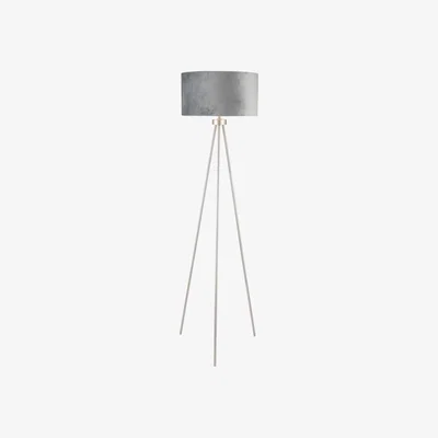 Barker and Stonehouse Tripod Floor Lamp, Brushed Silver