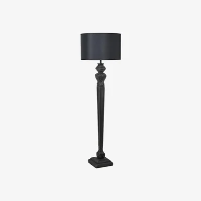 Barker and Stonehouse Black Column Floor Lamp | Barker & Stonehouse