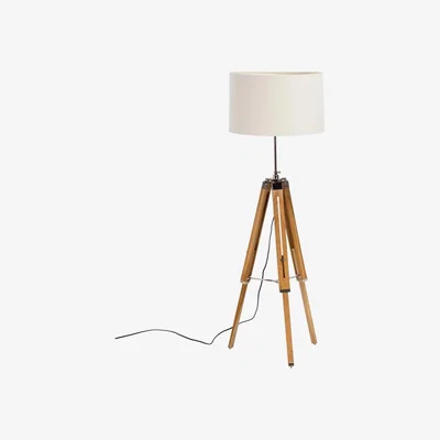 Barker and Stonehouse Atlas Tripod Floor Lamp Wood | Barker & Stonehouse