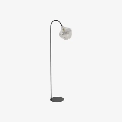 Barker and Stonehouse Black Smoked Drop Glass Lamp | Barker & Stonehouse