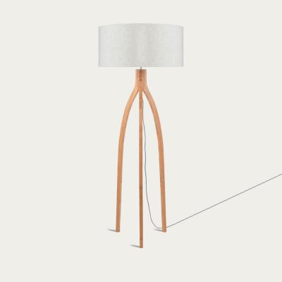 Bombinate.com Natural/Linen Light Annapurna Bamboo Floor Lamp