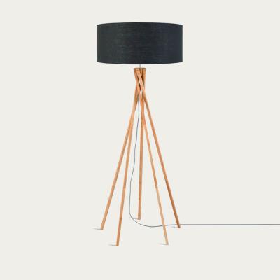 Bombinate.com Natural/Dark Grey Kilimanjaro Bamboo Floor Lamp