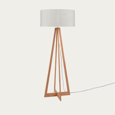 Bombinate.com Natural/Linen Light Everest Bamboo Floor Lamp