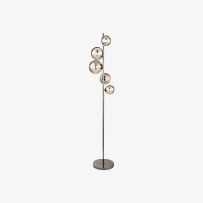 BHS.com Halley 5 Ball Floor Lamp, Smoke
