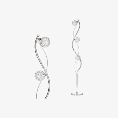 BHS.com Orianna Floor Lamp, Chrome