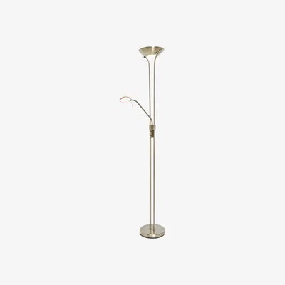 BHS.com Mother and Child LED Floor Lamp, Antique Brass