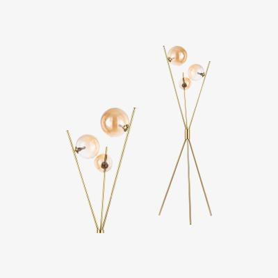 BHS.com Lincoln Tripod Floor Lamp, Satin Brass