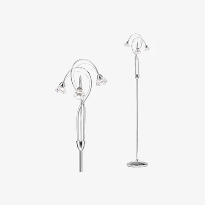 BHS.com Marianne Floor Lamp, Chrome
