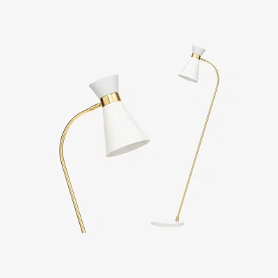 BHS.com Olson Arc Floor Lamp, White