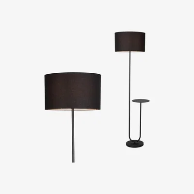 BHS.com Hazel Shelf Floor Lamp, Black