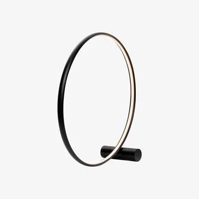 BHS.com Sola LED Ring Floor Lamp, Matte Black