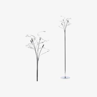 BHS.com Othello Floor with Clear Glass, Chrome