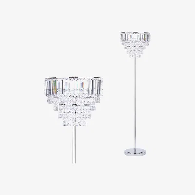 BHS.com Paladina Floor Lamp, Chrome