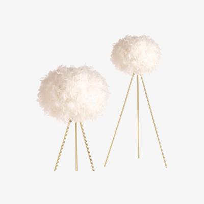 BHS.com Plume Feather Tripod Floor Lamp, Brass