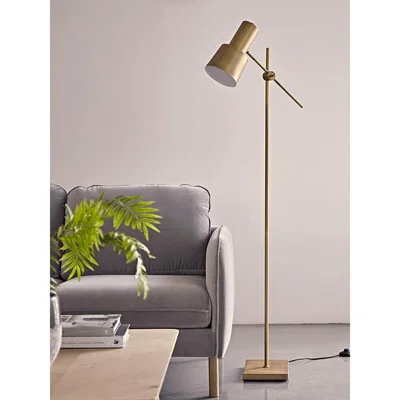 Cox and Cox Arlington Floor Lamp - Gold