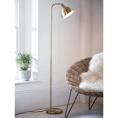 Cox and Cox Pivot Floor Lamp - Brass