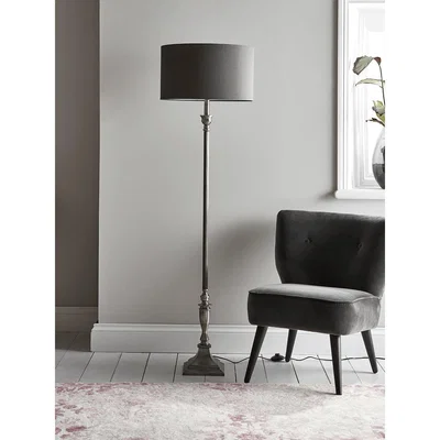 Cox and Cox Antique Silver Floor Lamp