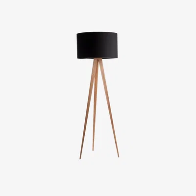 Cuckooland Zuiver Tripod Wood Floor Lamp